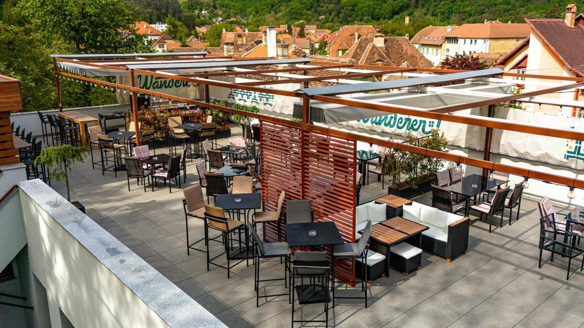 Wanderer Sighisoara Hotel Bagian luar foto
